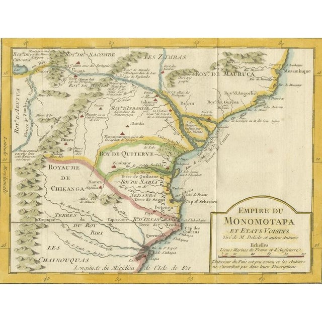 Monomotapa Empire Map, 1740 For Sale - Image 9 of 10