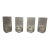 Set of 4 ~ Rosenthal Studio Line "Skal Clear" 9 Oz. Flat Tumblers ~ 5 1/8" Tall For Sale
