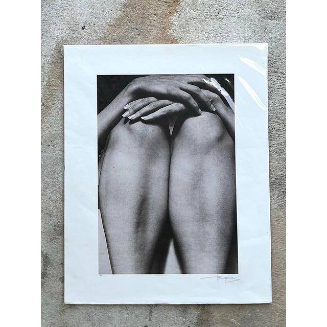 Paper Vintage Signed Photographic Art Print For Sale - Image 7 of 12