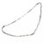 Silver 1990s Vintage Cartier White Gold Flat Link Necklace For Sale - Image 8 of 11