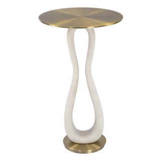 Sonia Modern Brass Accent Table For Sale