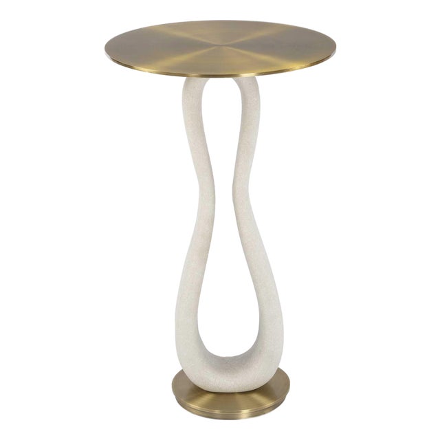 Sonia Modern Brass Accent Table For Sale
