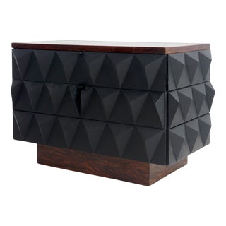 Low Brutalist Rosewood Dresser, 1960s For Sale