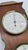 Wood Vintage Weather Station Barometer, 1970s For Sale - Image 7 of 13