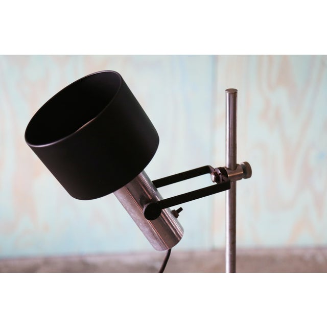 Black 1960s Mid Century Modern Gerald Thurston for Lightolier Directional Floor Lamp For Sale - Image 8 of 11