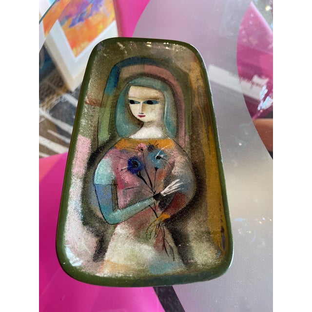 Polia Pillin Polia Pillin Mid 20th Century Decorative Dish For Sale - Image 4 of 6