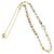 Bochic "Capri" Vintage Pearl, Sapphire, Ruby Necklace 18K Gold & Silver For Sale - Image 15 of 18