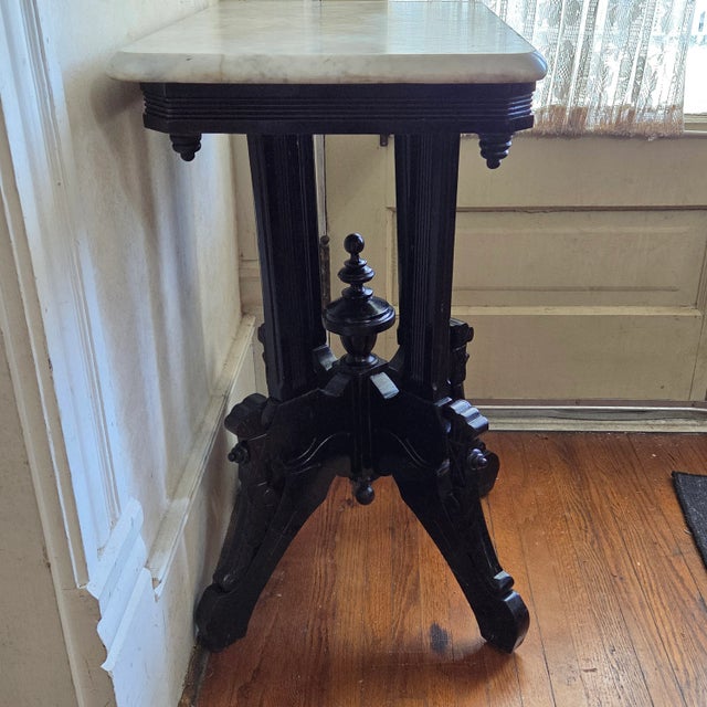 Victorian Victorian Eastlake Occasional Table / Side Table Circa 1900's For Sale - Image 3 of 12