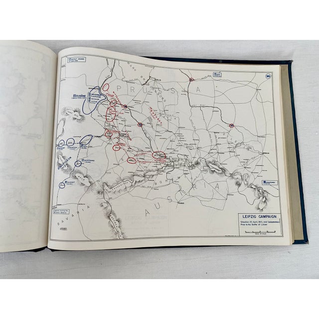 Rare 1942 Tactical Military Atlas Features the Official Institutional Presentation Bookplate of Brigadier General Sidney Rae Hinds. For Sale - Image 9 of 18
