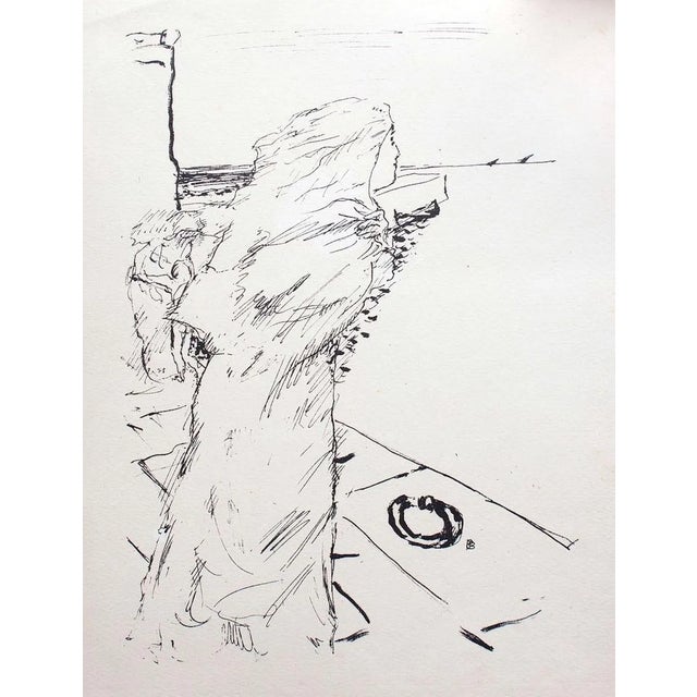 Traveler - Original Lithograph by Pierre Bonnard - 1930 1930 For Sale