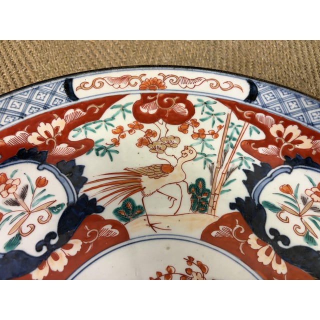 Large Antique Imari Charger, 1890 For Sale - Image 4 of 8