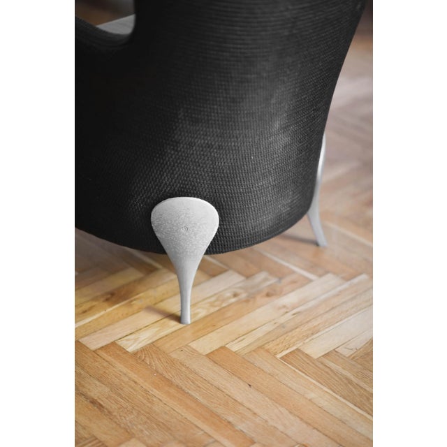 Black Set of Armchairs from Bonacina, 1889 For Sale - Image 8 of 12