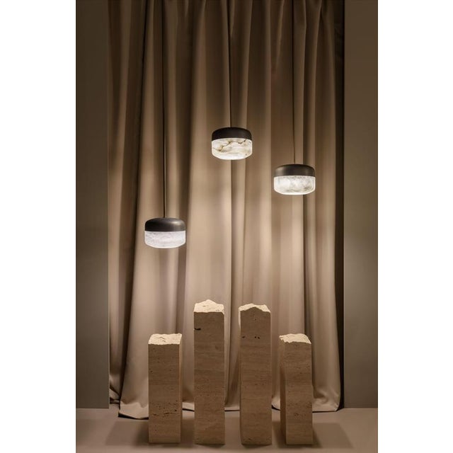 Copper Large Pendant Lamp by United Alabaster For Sale - Image 12 of 13