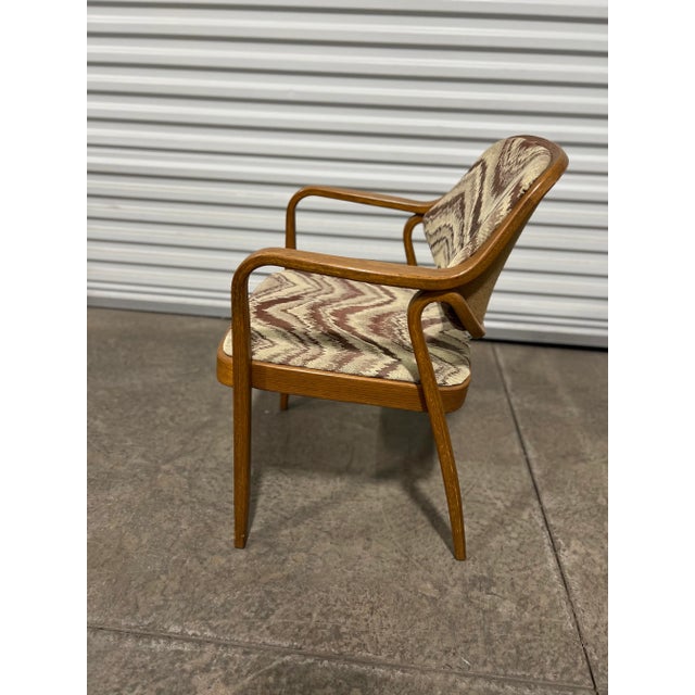Mid-Century Modern Vintage Bentwood Armchair, Don Petit for Knoll Circa 1970s For Sale - Image 3 of 11