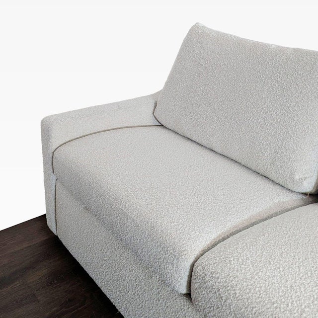White American Leather Perry Modern Sleeper Sofa With Fold-Out Bed - Light Fabric For Sale - Image 8 of 11