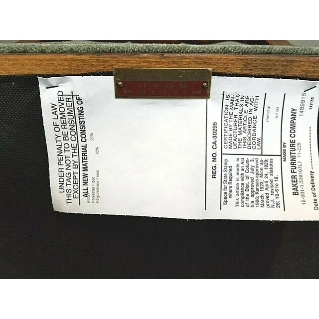 Baker Milling Road Traditional Italian Upholstered Bench For Sale - Image 10 of 12