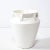 Modern Late 20th Century Modernist Urn Form White Ceramic Vase For Sale - Image 3 of 12