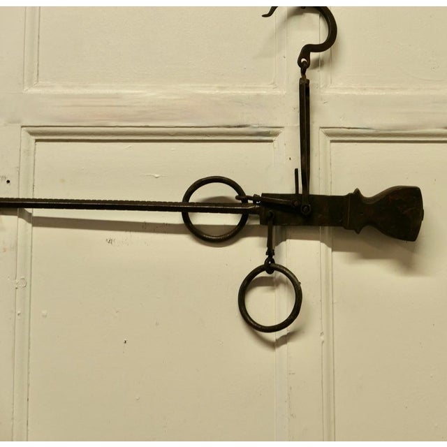 Early 19th Century Early 19th Century Butchers Steelyard for Weighing Scale, 1800s For Sale - Image 5 of 8