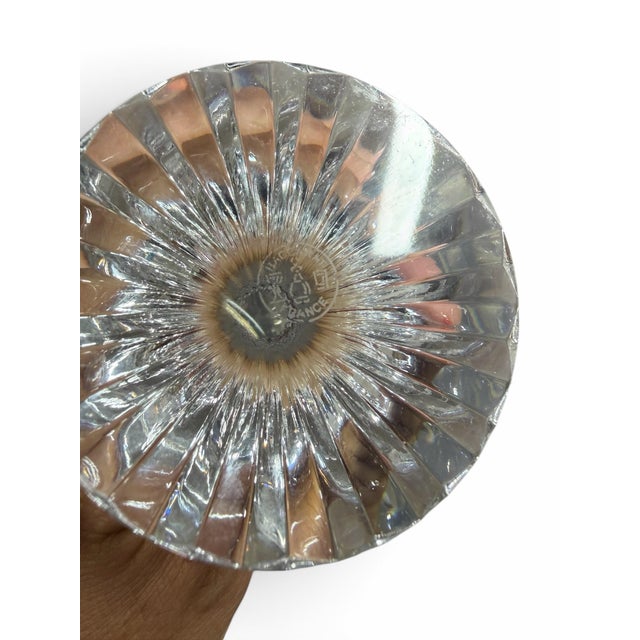 Mid 20th Century Vintage Baccarat "Masséna" Crystal Wine Glasses - et of 6 For Sale - Image 5 of 5