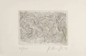 Fausto Maria Franchi, Abstract Composition, Etching, 1997