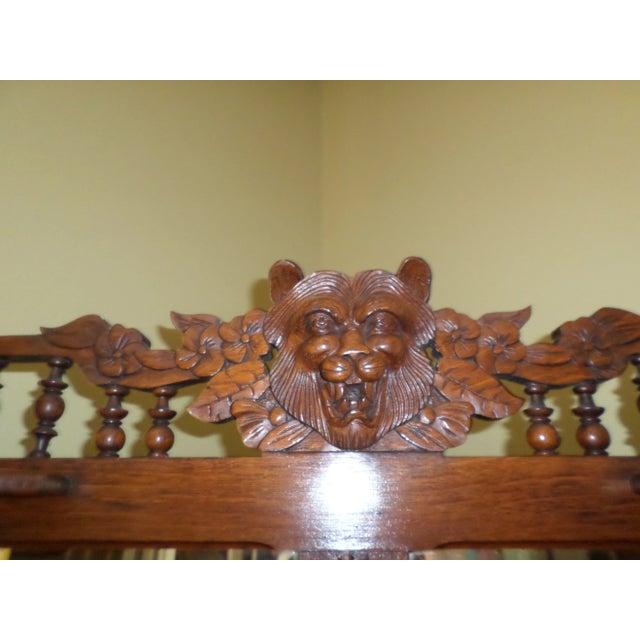 Late 20th Century Antique Victorian Lion Head Display Chairish