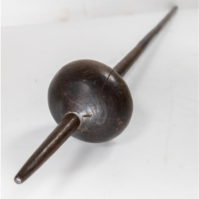 Brown 19th or 20th Century South African Carved Wood Knobkerrie Club, Zulu Peoples For Sale - Image 8 of 14