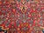 Vintage Persian Bidjar Rug, Hand-Knotted Wool, Geometric Medallion Pattern, Red & Navy, 3x4 For Sale - Image 14 of 16