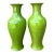 Vintage Crackle Glaze Ceramic Vases - A Pair For Sale
