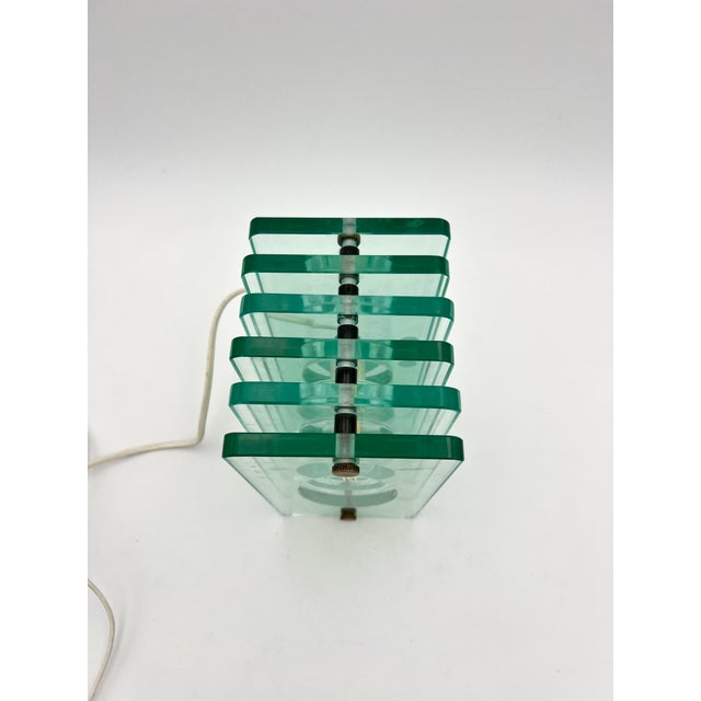 Glass Table Lamp by Giorgio Reggiori for Galotti & Radice, Italy, 1960s For Sale - Image 4 of 13