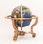 Modern Semi-Precious Stone Inlaid Revolving Globe on Copper Stand For Sale - Image 10 of 15