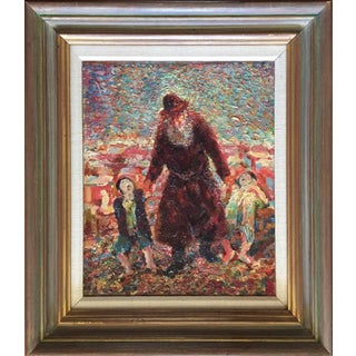 Marian Kratochwil, Old Jew Taking Children to School (the Refugee), 1965 For Sale