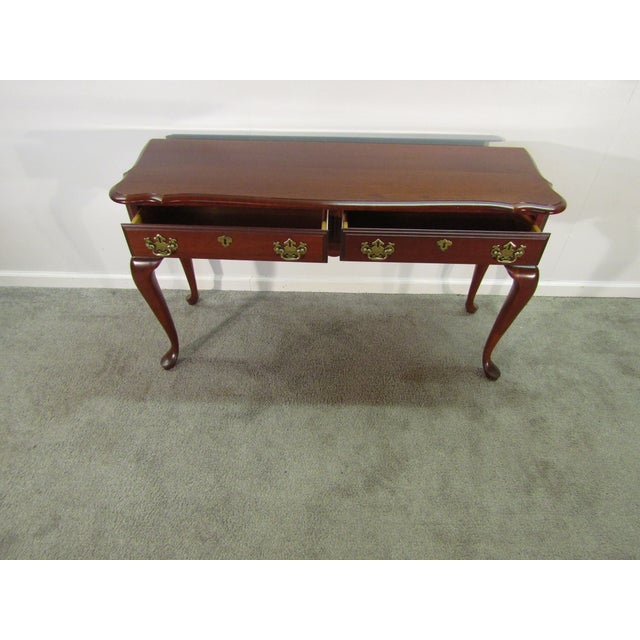 Pennsylvania House Pennsylvania House Solid Cherry Console Table For Sale - Image 4 of 7