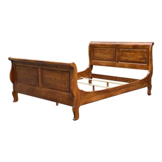 Ethan Allen Country French Queen Sleigh Bed For Sale