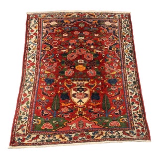 Bakhtiary Rug in Cotton and Wool For Sale