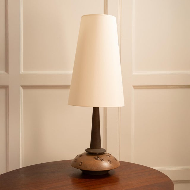 Brown Danish Lamp from Egehus, 1970s For Sale - Image 8 of 8