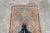 1910s Antique Geometric and Figural Brown Blue Wool Hand-Knotted Rug For Sale - Image 4 of 10