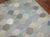 Late 20th Century White Blue Gray Vintage Turkish Kilim For Sale - Image 5 of 6