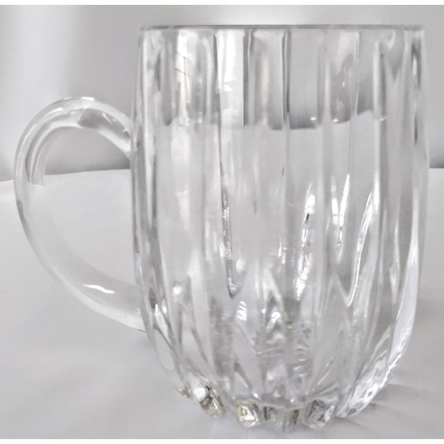 Modern Mikasa "Park Lane" Crystal Glass Mugs Set of 6 Chairish