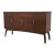 Mid Century Modern Design Walnut Credenza For Sale
