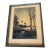 Vintage Signed Duck Painting, Titled "End of Day" in Frame For Sale