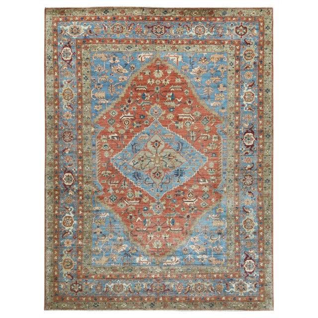 Hand Knotted Oushak Rug. 09'00" X 11'09" For Sale In Los Angeles - Image 6 of 6