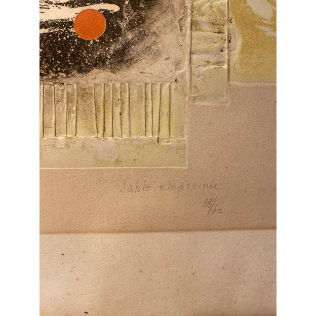 Rene Mels Sable Empreinte Embossed Etching For Sale - Image 6 of 8