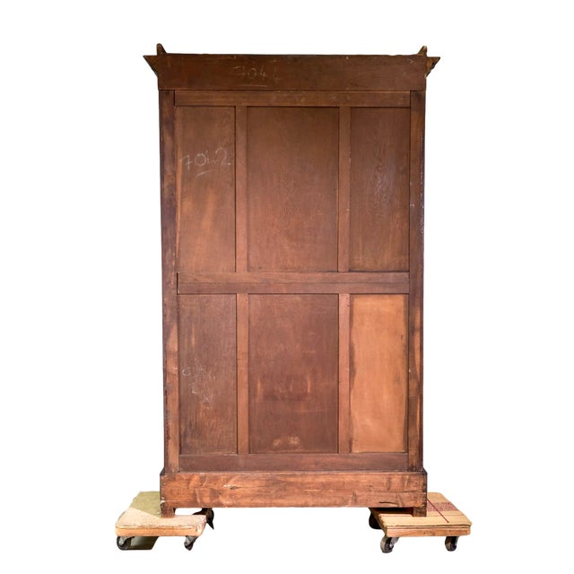 Brown 19th C French Louis Philippe Style Bibliothèque or Bookcase For Sale - Image 8 of 12