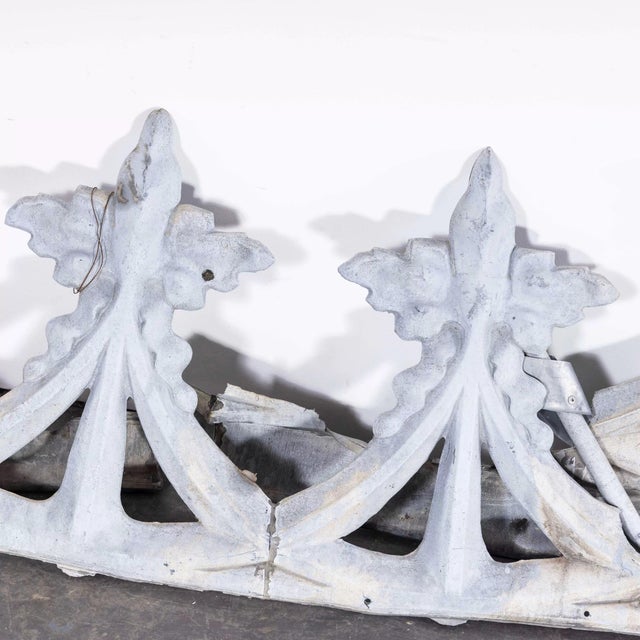 1920's French Decorative Zinc Roof Edging Panels - Set. Original French early 20th century decorative roof edging. Sold as...