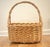 Large Vintage Handwoven Rattan Easter Basket For Sale In Greenville, SC - Image 6 of 12