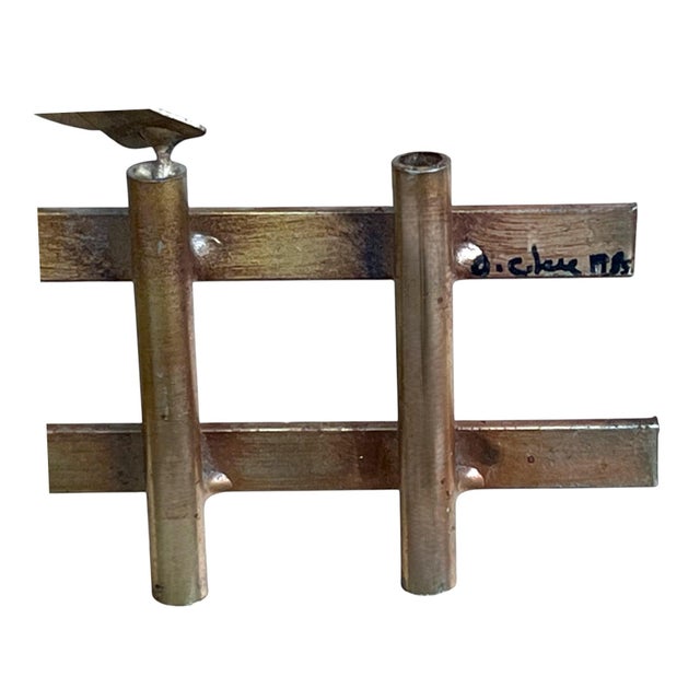 Brass 1980s Curtis Jere Nautical Wall Sculpture – Brass Sailboats & Seagulls Harbor Scene For Sale - Image 8 of 18