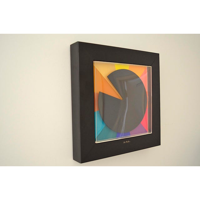 Rare color-changing wall clock by Chromachron, designed by Tian Harlan. This wall clock dates from the 1970s and was...