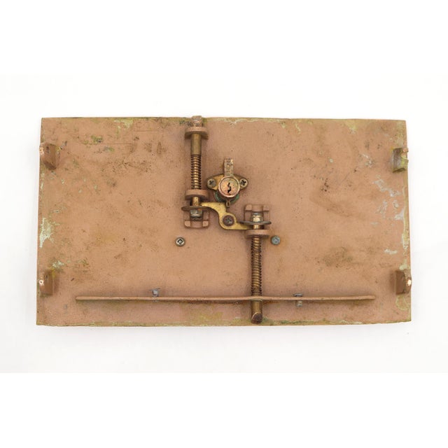 Vintage Brass u.s. Post Office Mailbox Door For Sale - Image 6 of 6
