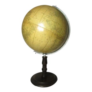 Philips’ 13” Terrestrial Globe on Stand For Sale
