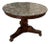 French Mahogany Gueridon Table with Marble Top For Sale